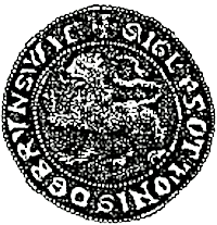 sceau d'Otto de Brunswick, Commandeur de Supplinburg; 1304