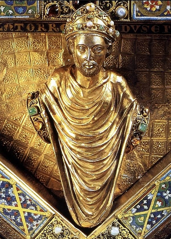 Renaud van Dassel, détail de la châsse des rois mages; cathédrale de Cologne, Allemagne