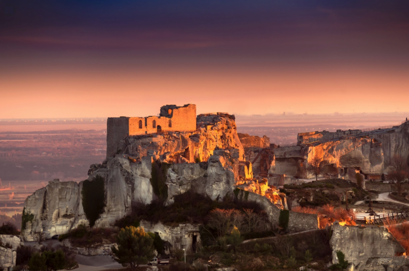 Le château des Baux de Provence