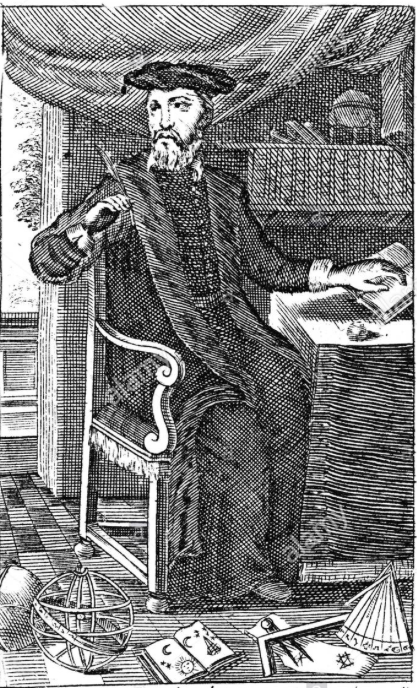 Portrait de Nostradamus, gravure de 1668