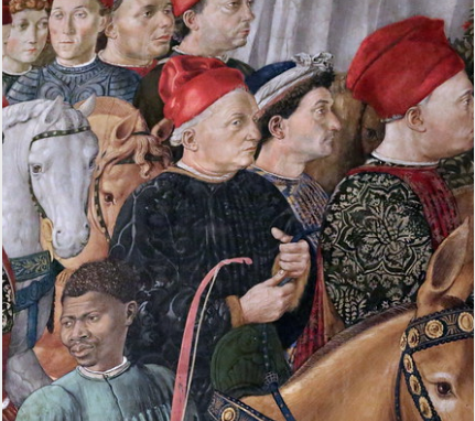 Cosme de Médicis; fresque des rois mages; Benozzo Gozzoli; 1459-1462; Florence; Italie