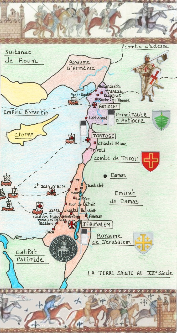 la Terre Sainte au XII° siècle