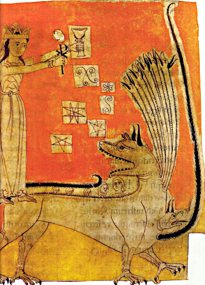 la femme sur la bête; Beato de Lorvao; f.43