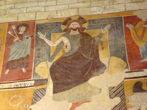 Christ en gloire; fresque de l'église San Bevignate; photo JP SCHMIT