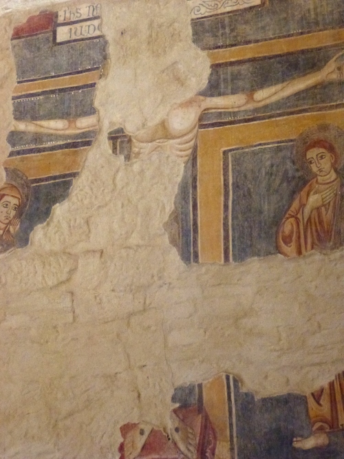 crucifixion; fresque de l'église San Bevignate; photo JP SCHMIT