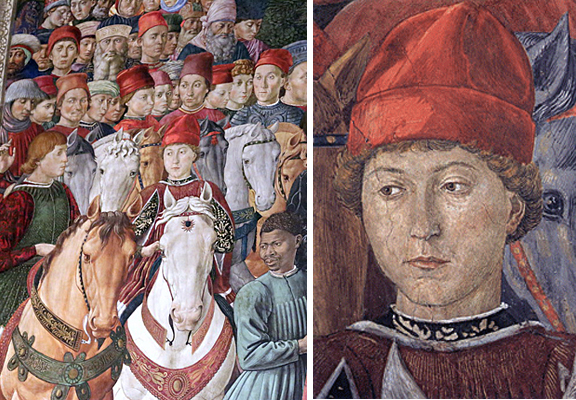 Galéas Marie Sforza; fresque des rois mages; Benozzo Gozzoli; 1459-1462; Florence; Italie