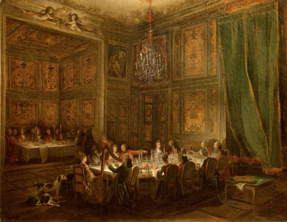 souper du prince de Conti, Grand Prieur du Temple dans l'hôtel du Grand Prieuré du Temple de Paris, 1766. Capture dcran 2025 10 27 182528