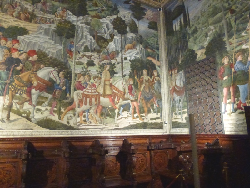 la chapelle de la confrérie des Rois Mages; palais des Médicis, Florence; photo JP SCHMIT