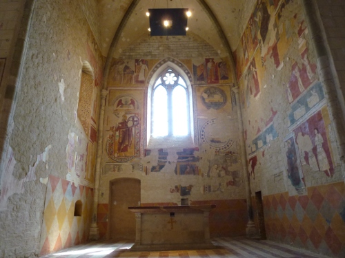 vue de l'abside de l'église San Bevignate; photo JP SCHMIT