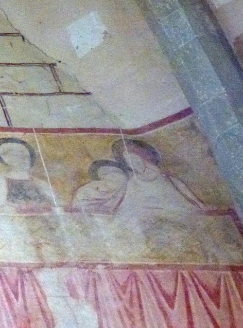 la Cène; Saint Jean le préféré du Christ; fresque église San Bevignate; photo JP SCHMIT